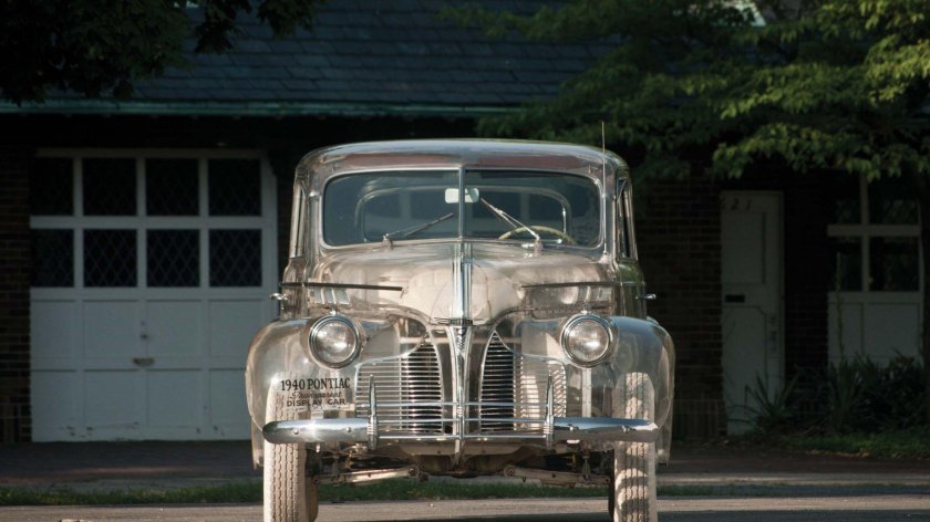 Pontiac plexiglas ghost car.