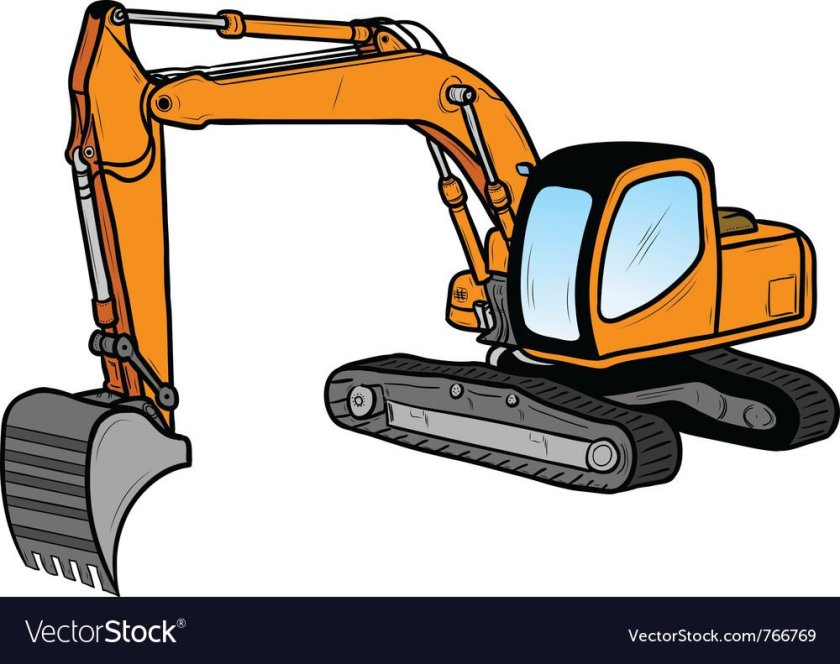 Экскаватор картинка для детей