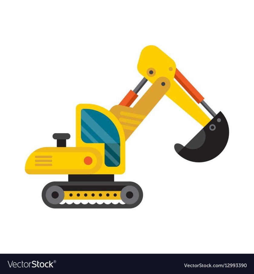 Желтый трактор