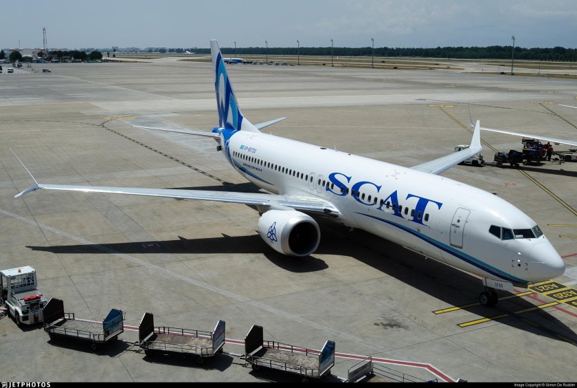 Авиалинии Скат Казахстан Boeing 737-300