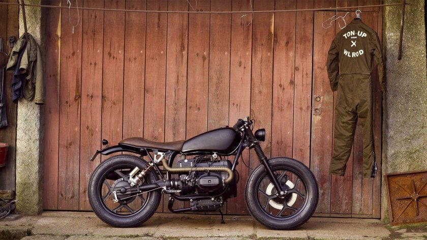 Мотоцикл в стиле кафе рейсер