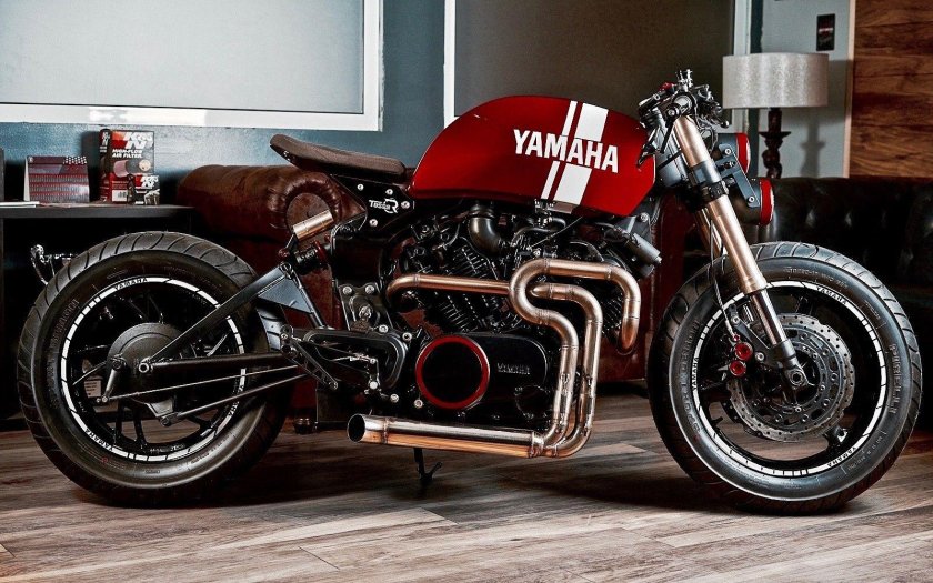 Yamaha xv 750 virago cafe racer