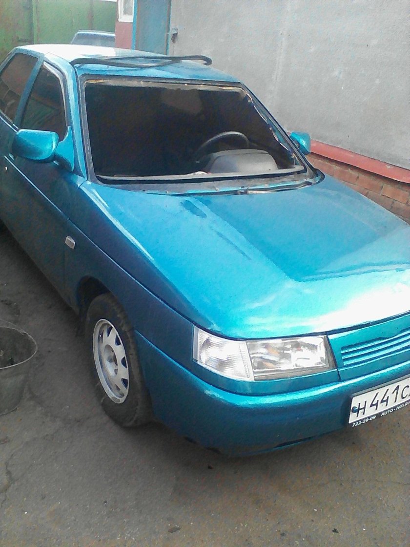 Ваз 2110 2001 года зеленый металлик