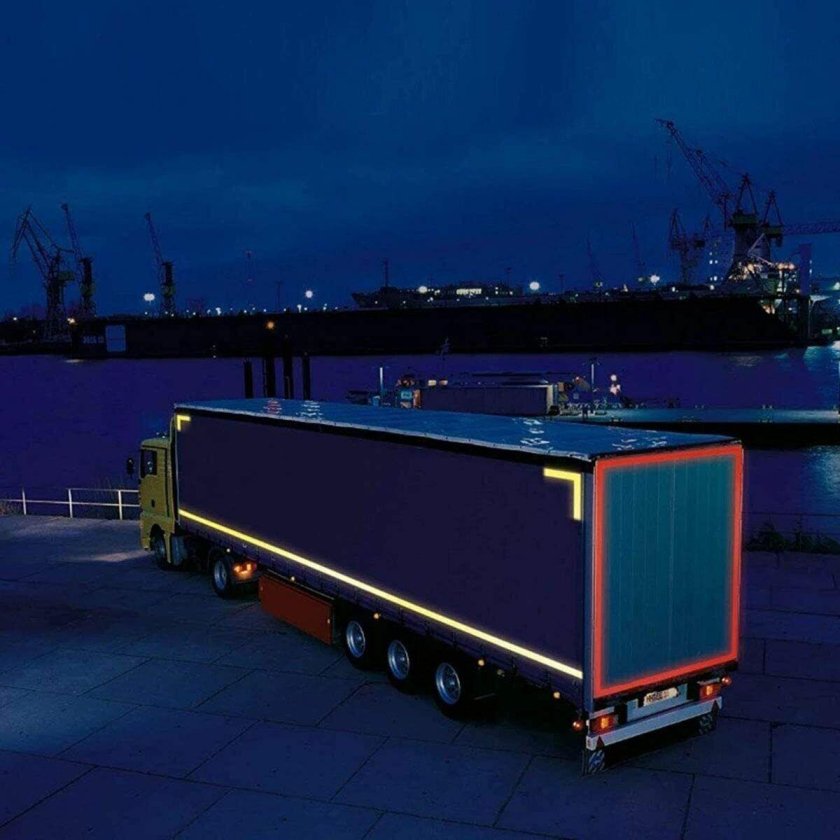 Лента светоотражающая полуприцеп