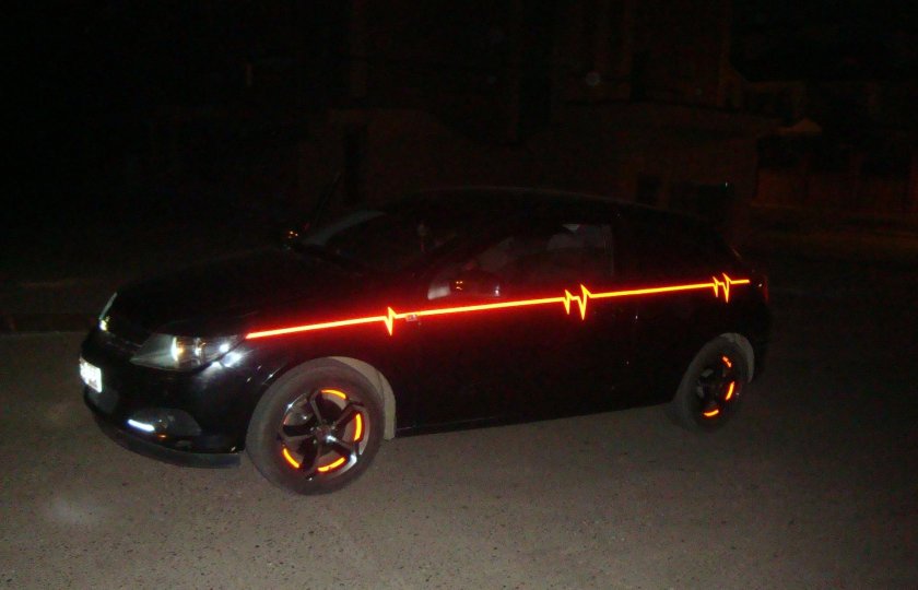 Светоотражающая пленка на авто