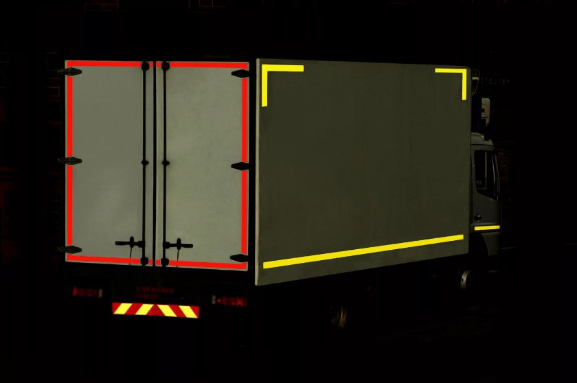 Лента светоотражающая Schmitz красная