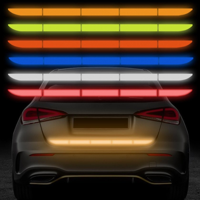 Светоотражающие наклейки на авто