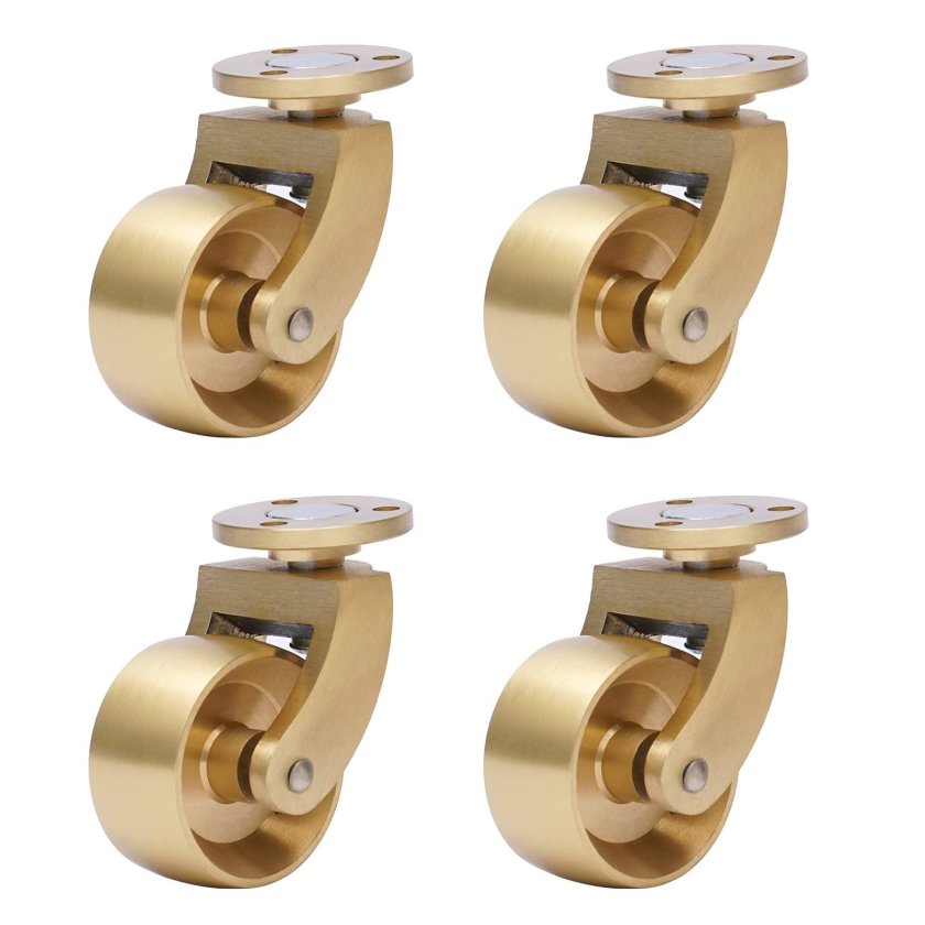 Art.2 Polished Brass Wheel колесо мебельное, латунь