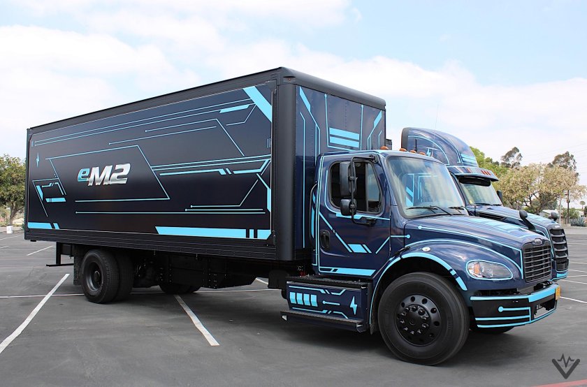 Электрический американский тягач