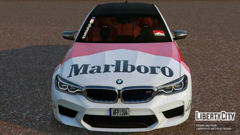 2018 BMW m5 f90 Marlboro livery