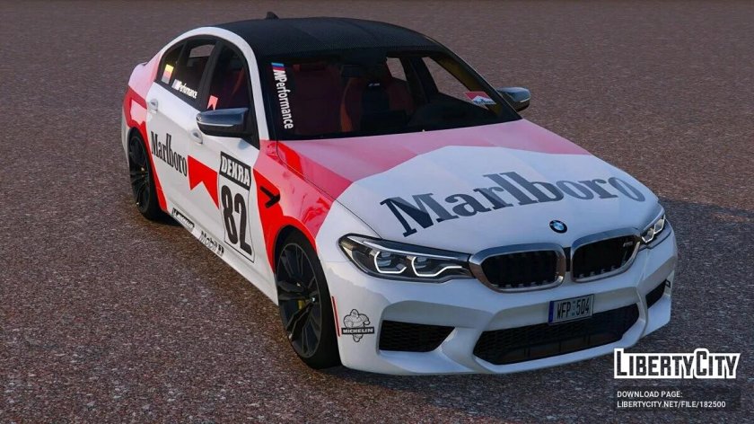BMW m5 f90 Marlboro livery