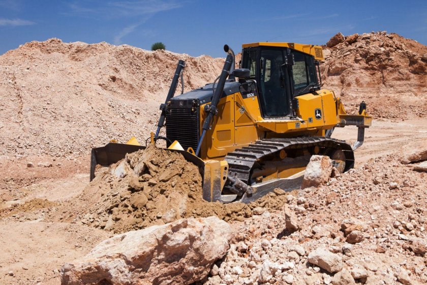 Современный бульдозер