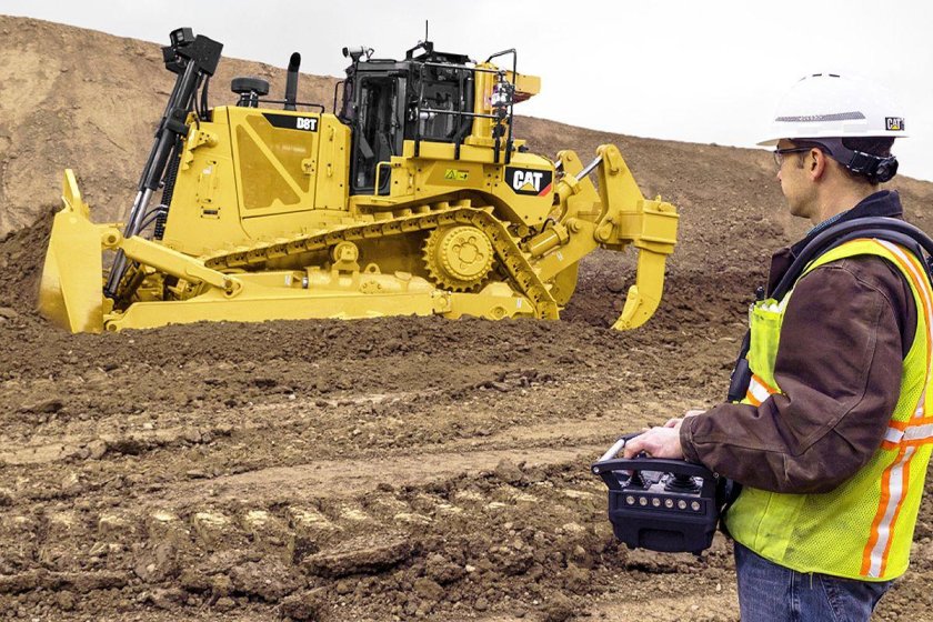 Беспилотный бульдозер