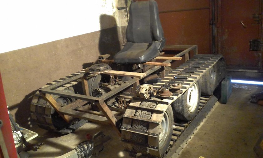 Болотоход Охотец трансмиссия