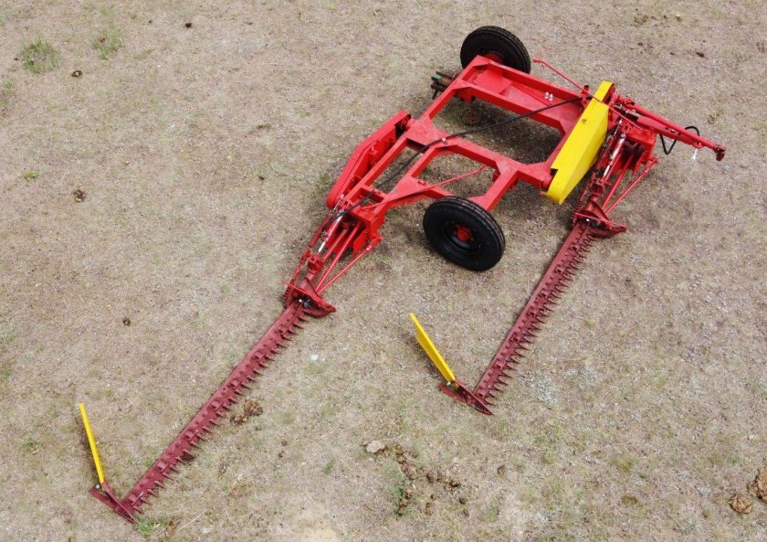 Косилка двухбрусная прицепная кд-ф-4.0-п