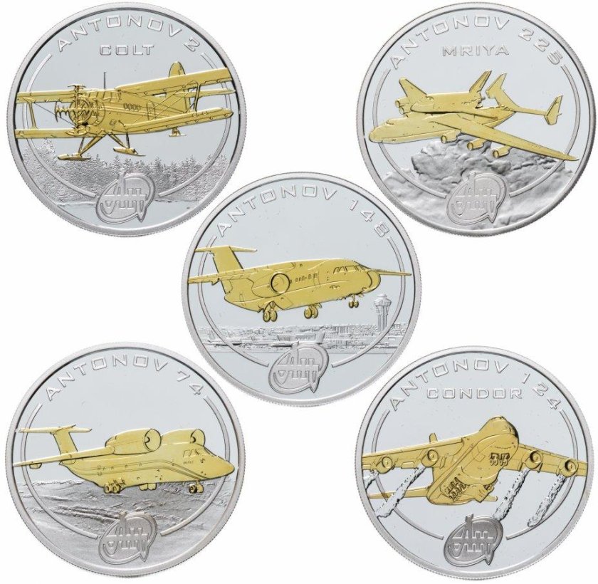 1 Доллар острова Кука самолеты Антонова