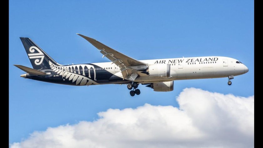 Air New Zealand табличка