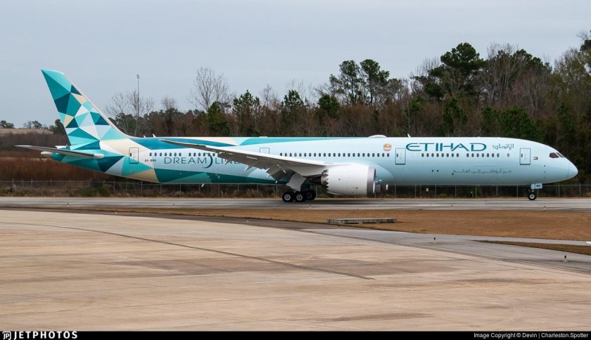 Боинг 787-9 Etihad