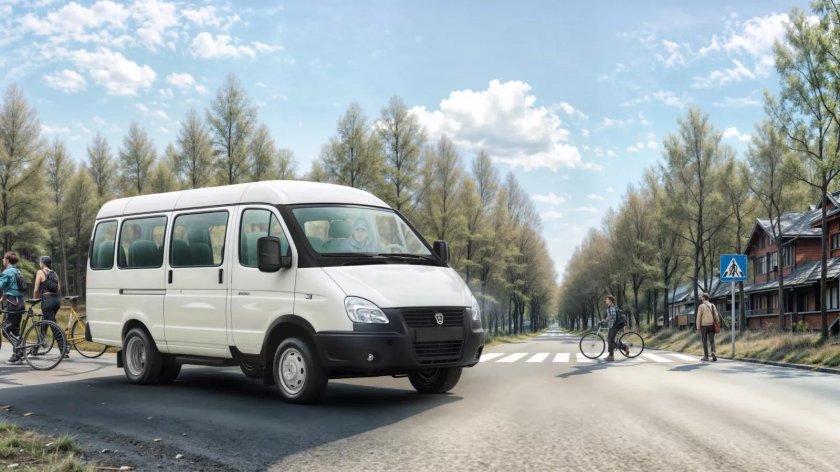 Микроавтобус газ 32213 газель