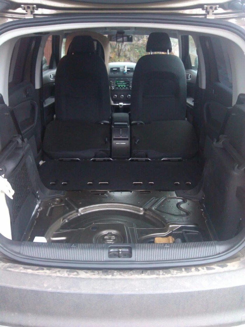 Skoda Yeti задние сиденья