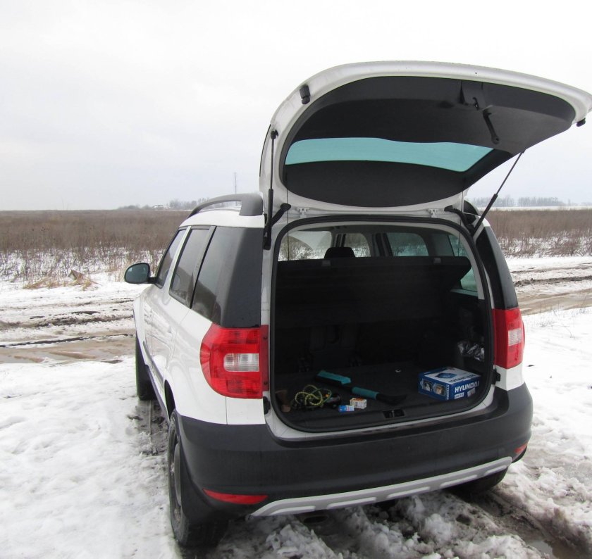 Шкода Йети 1.2 багажник