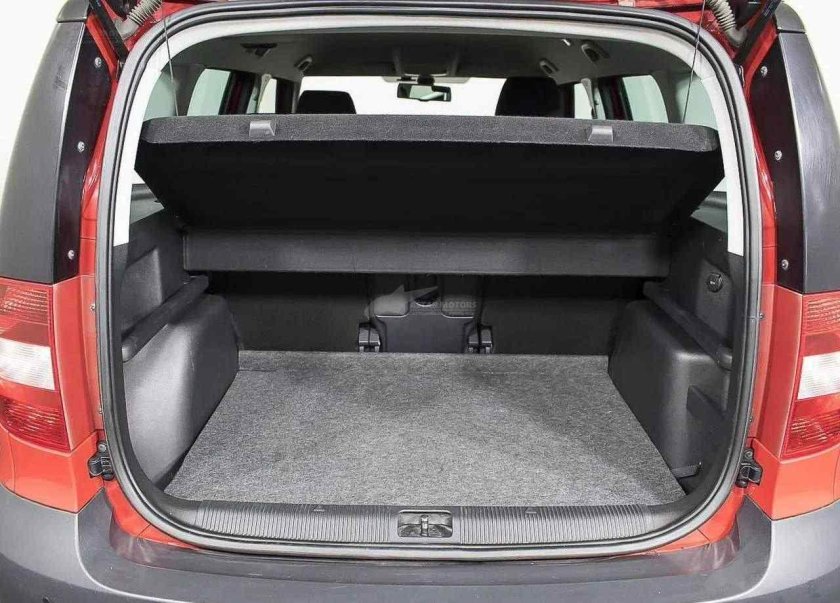 Шкода Йети багажник