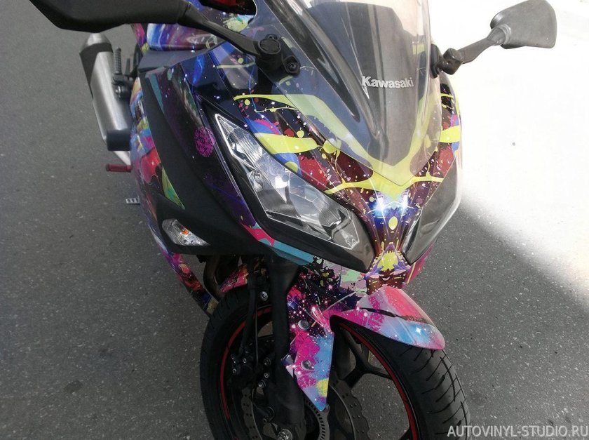 Мотоциклы обтянутые пленкой