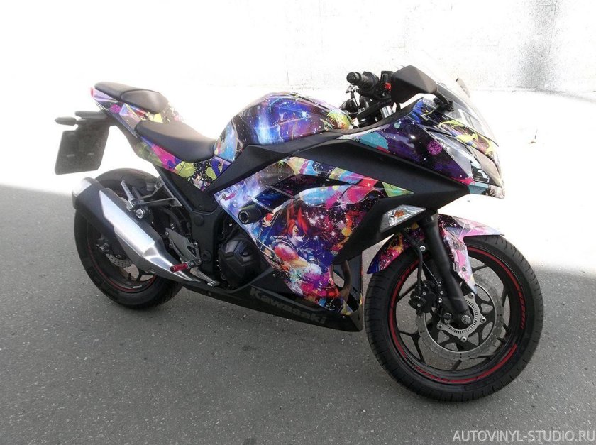 Мотоциклы обтянутые пленкой