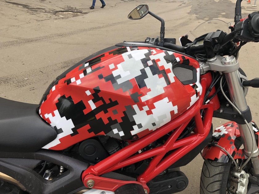 Мотоцикл камуфляж
