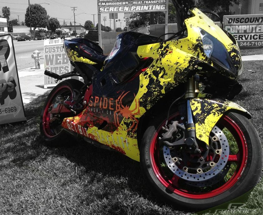 Винил на мотоцикл