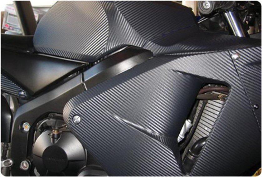 Карбоном квадроцикл обклеил CF Moto 500