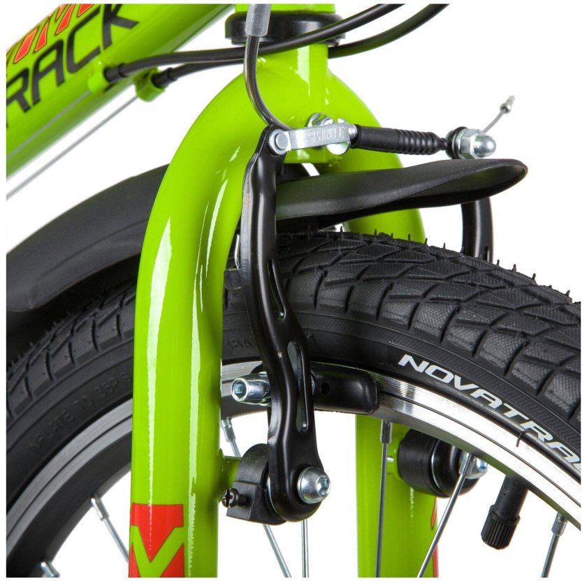 Велосипед Novatrack 20" Racer, зеленый