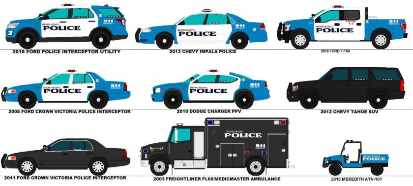 Ford Police Interceptor чертеж