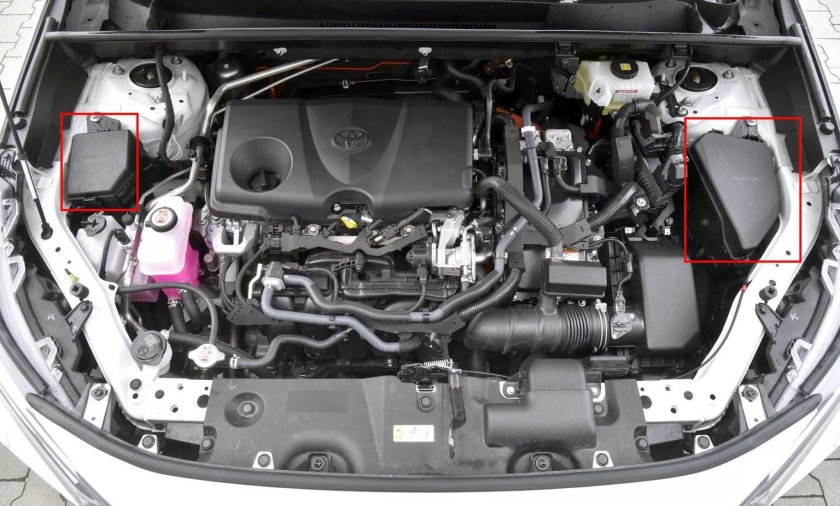 Моторный отсек тойота рав 4 2013