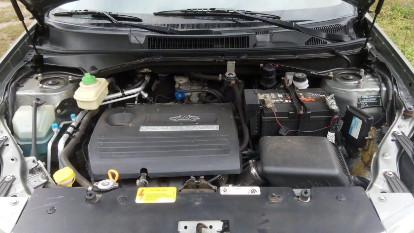 Черри Тигго фл двигатель