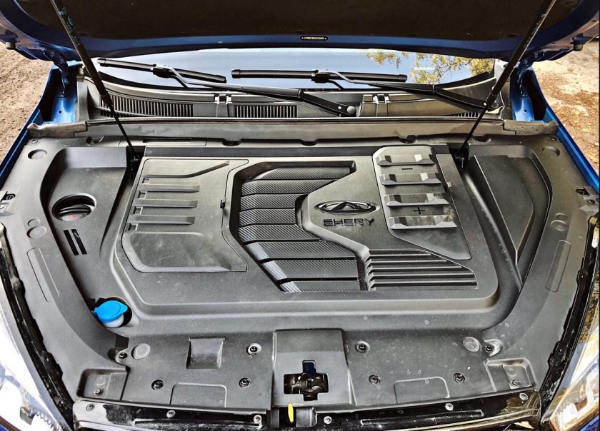 Chery Tiggo 7 Pro моторный отсек