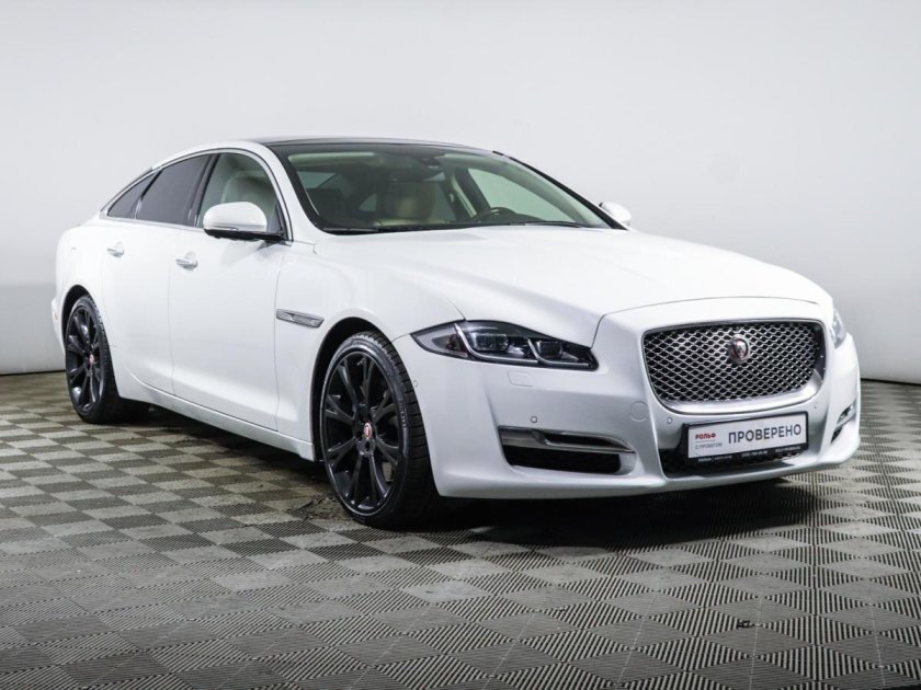 Jaguar XJ x351 белый