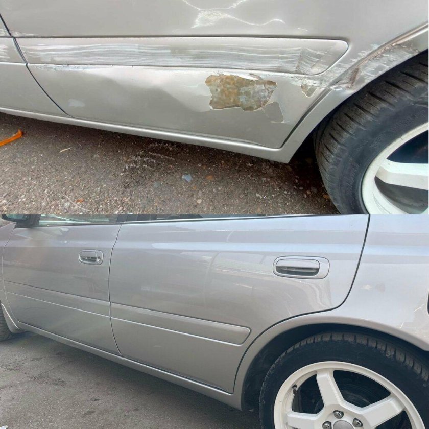 Серая тойота