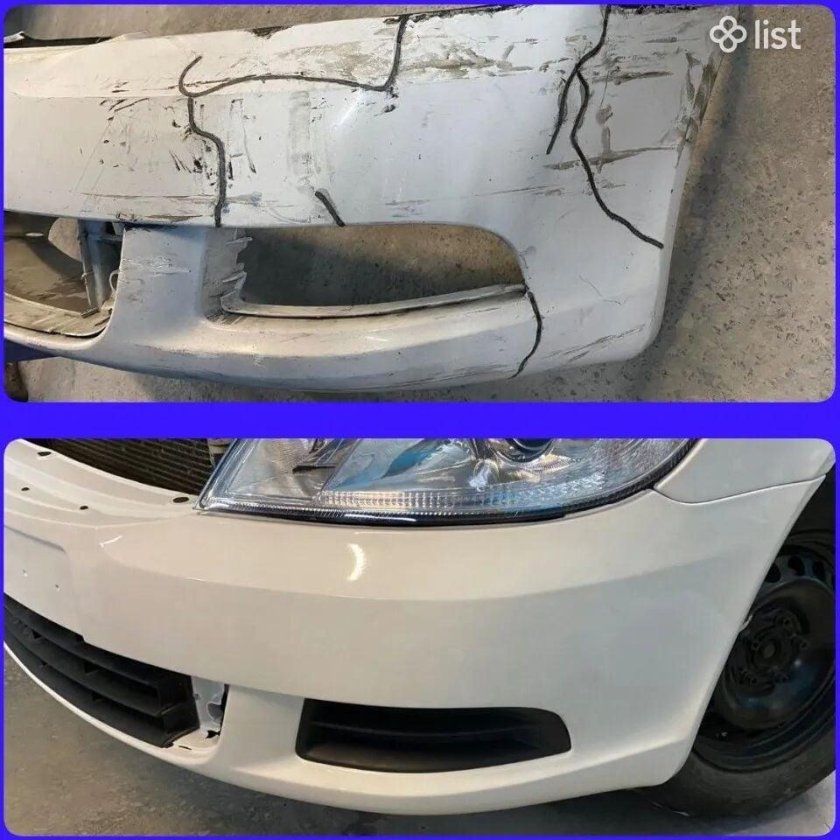 Пайка бампера