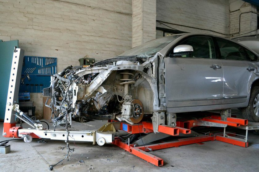 BMW e34 на стапеле