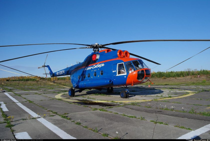 Вертолет ми 8 Томск авиа