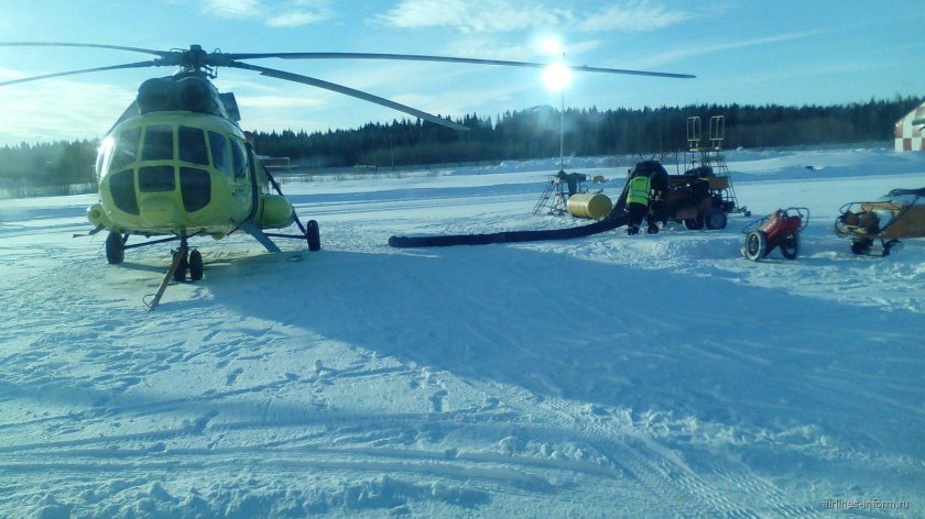 Вертолет ЮТЭЙР хантамансийск Болчары