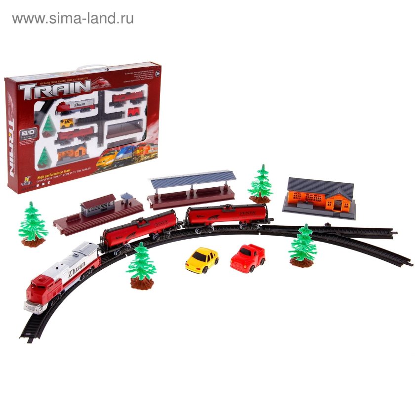 Железная дорога 350 деталей Fenfa 1608-1b