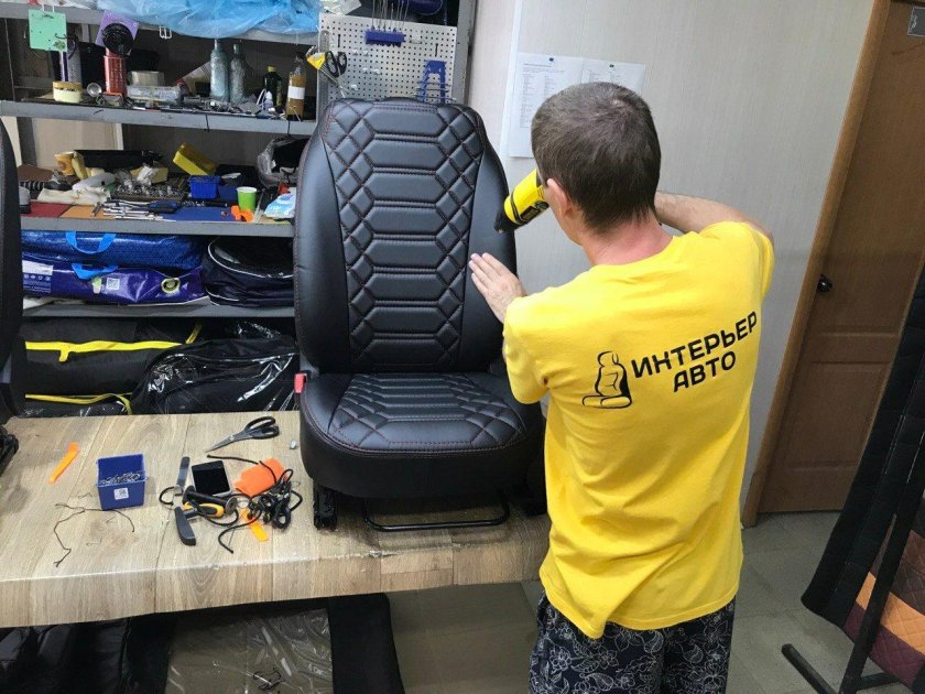 Установка авточехлов