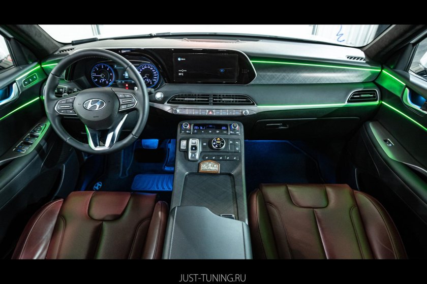 Хендай Палисад синий кузов 2021