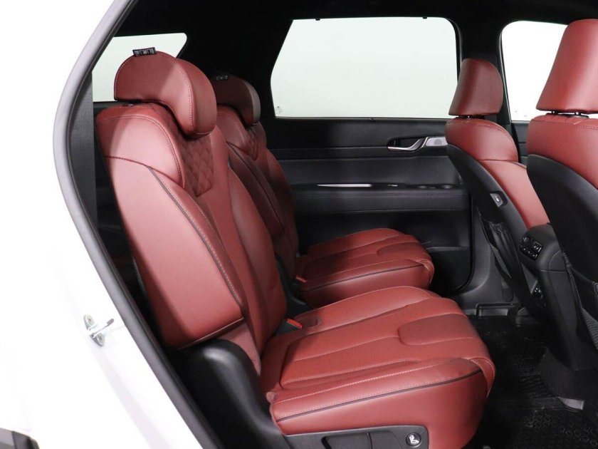 Hyundai Palisade 2022 салон красный