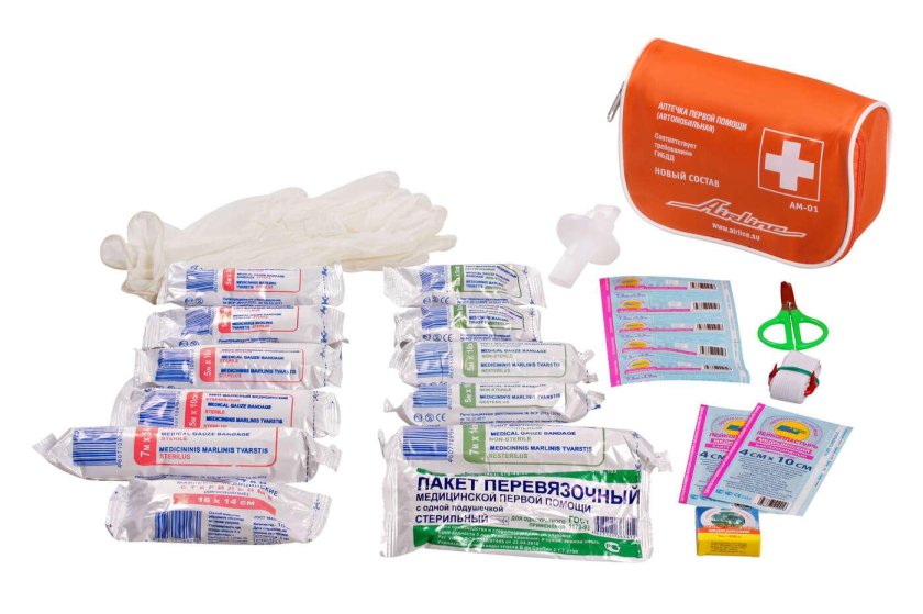 Аптечка автомобильная, am01