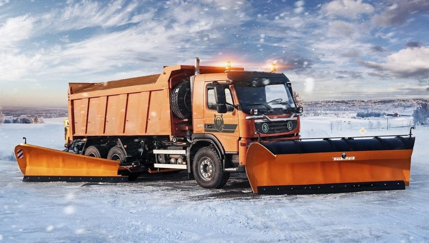 Снегоуборочная машина КДМ Вольво