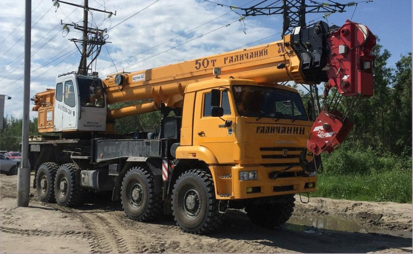 КАМАЗ кран 50т Галичанин