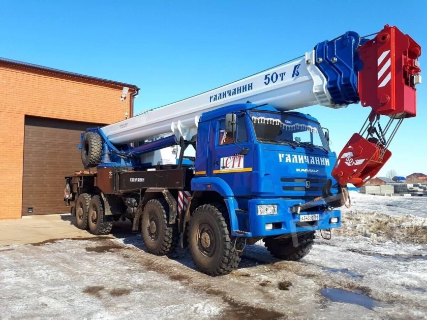 КАМАЗ кран 50т Галичанин